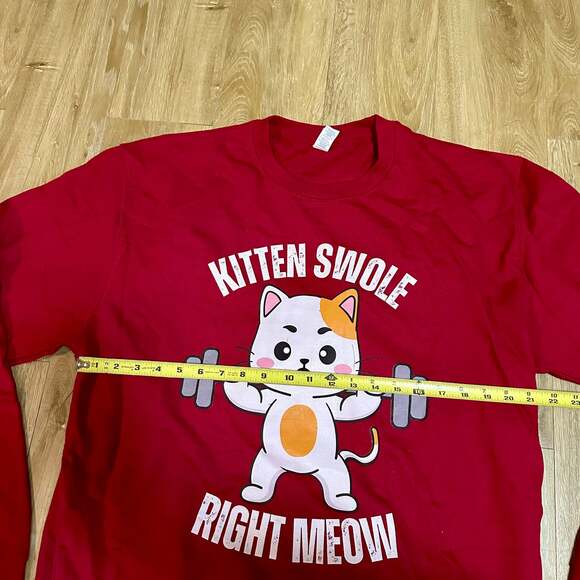 Cat Working out SweatShirt for Cat Lover gift for Gym Lover gift for F – - Picture 3 of 8